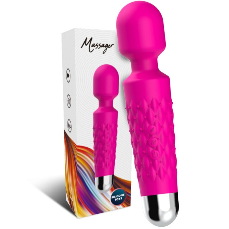 ARMONY - MASSEUR & VIBRATEUR POSTMAN TÊTE SUPER FLEXIBLE FUCHSIA - 7eme ciel