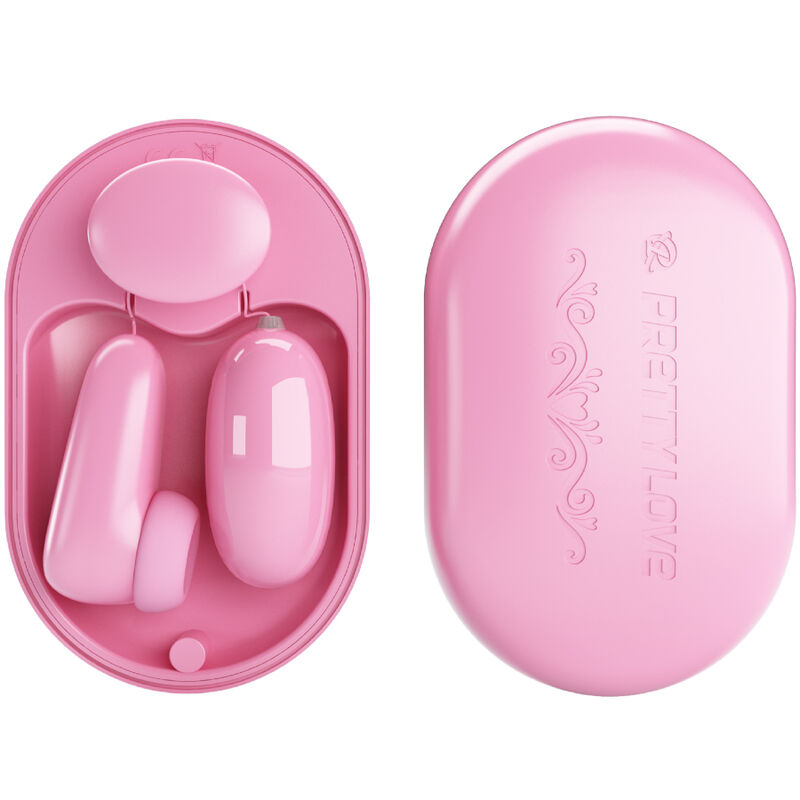 PRETTY LOVE - MAGIC BOX BALLE VIBRANTE & STIMULATEUR ROSE - 7eme ciel