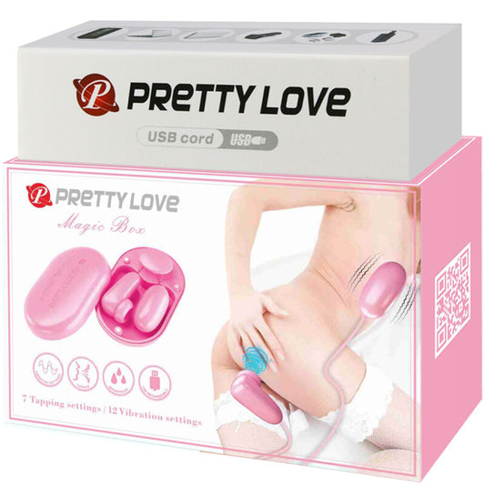 PRETTY LOVE - MAGIC BOX BALLE VIBRANTE & STIMULATEUR ROSE - 7eme ciel