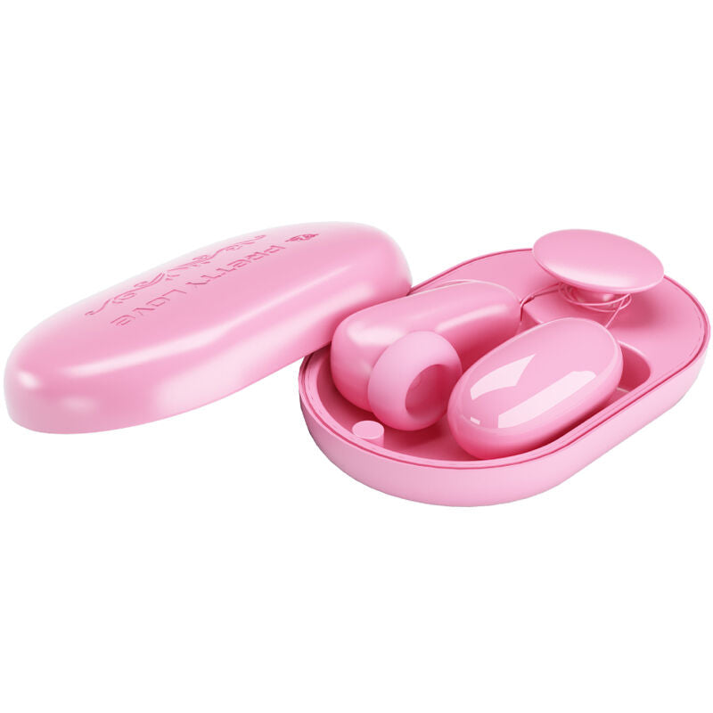 PRETTY LOVE - MAGIC BOX BALLE VIBRANTE & STIMULATEUR ROSE - 7eme ciel