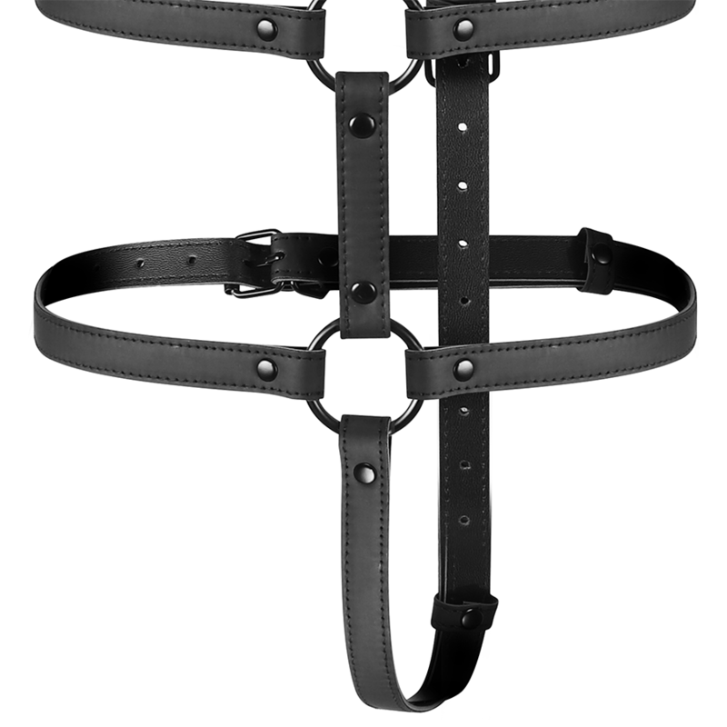 FETISH SUBMISSIVE BONDAGE - HARNAIS RÉGLABLE TORSE ET BRAS - 7eme ciel