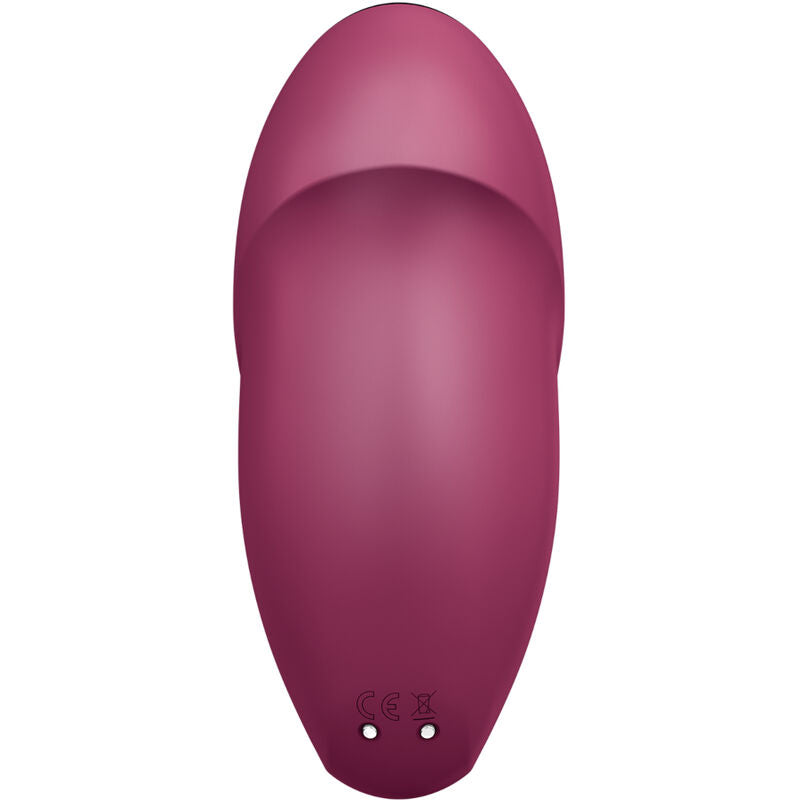 Tap & CLIMAX 1 SATISFYER - TAPVIBRATEUR LAY-ON ROUGE - 7eme ciel