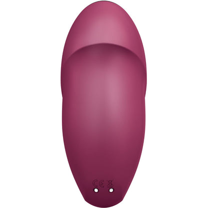 Tap & CLIMAX 1 SATISFYER - TAPVIBRATEUR LAY-ON ROUGE - 7eme ciel