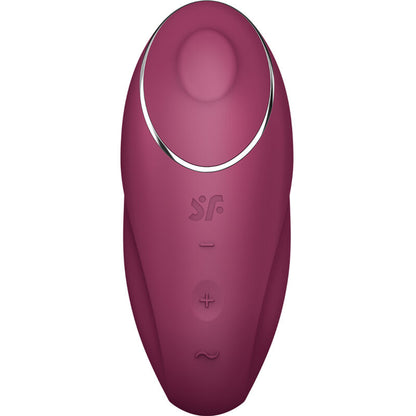 Tap & CLIMAX 1 SATISFYER - TAPVIBRATEUR LAY-ON ROUGE - 7eme ciel