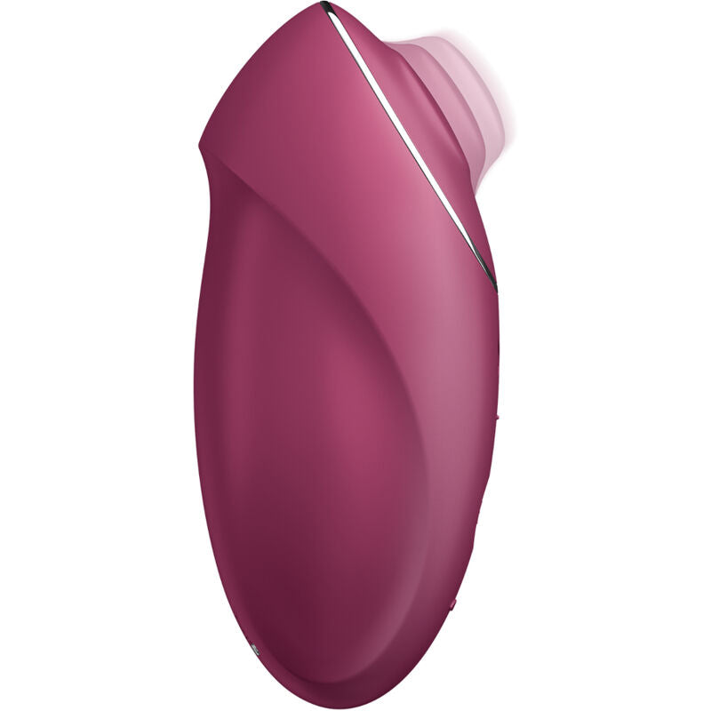 Tap & CLIMAX 1 SATISFYER - TAPVIBRATEUR LAY-ON ROUGE - 7eme ciel