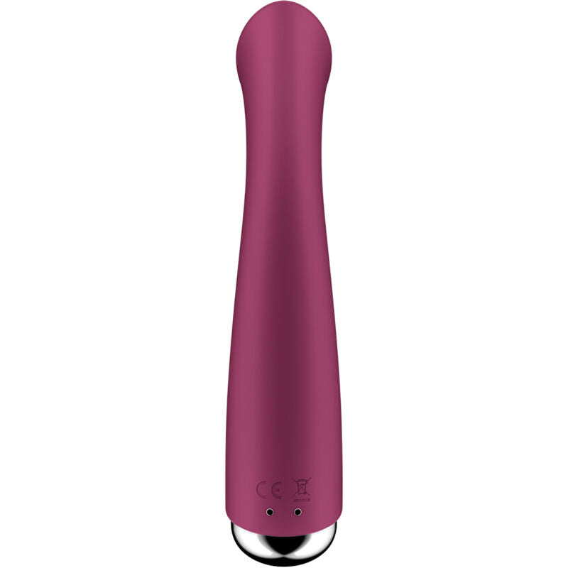SATISFYER - SPINNING G-SPORT 1 VIBRATEUR ROTATOR ROUGE - 7eme ciel