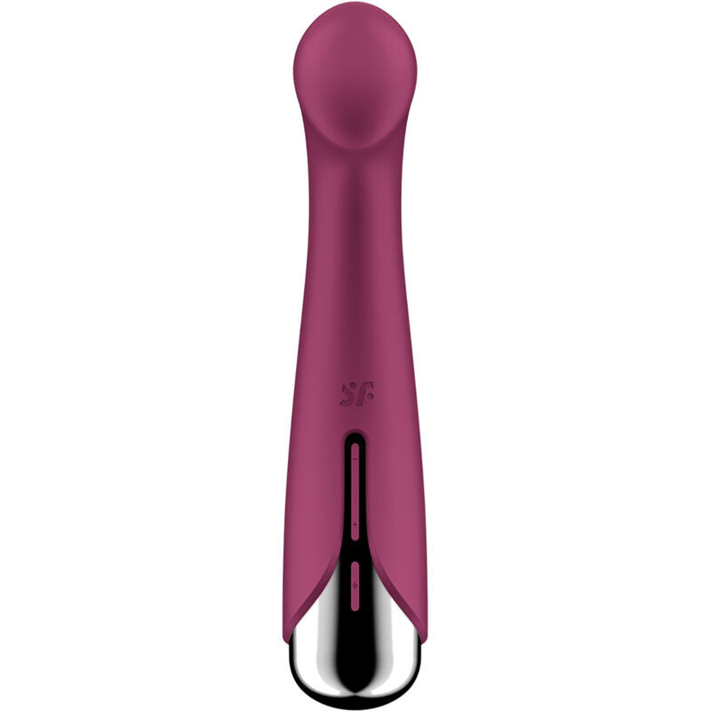 SATISFYER - SPINNING G-SPORT 1 VIBRATEUR ROTATOR ROUGE - 7eme ciel