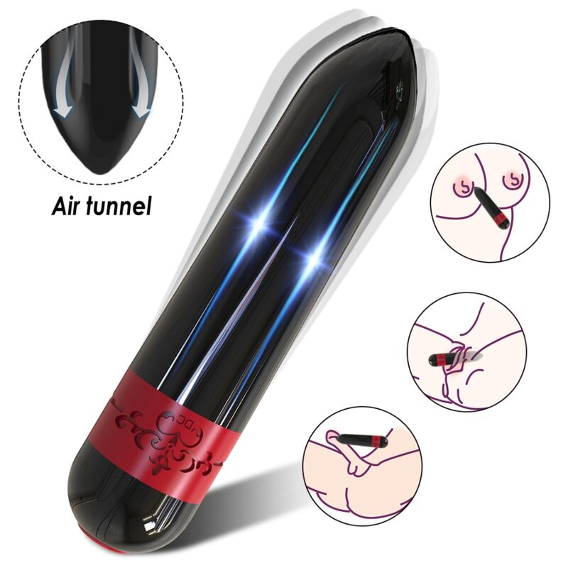 ARMONY - TÉLÉCOMMANDE BULLET VIBRATEUR ROCKET NOIR - 7eme ciel
