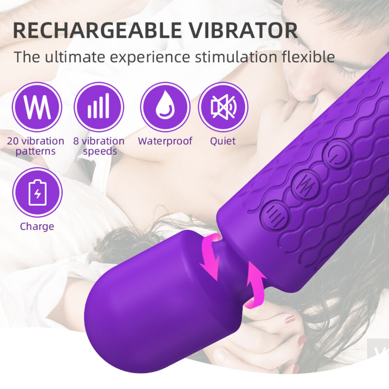 ARMONY - MASSEUR ET VIBRATEUR VIOLETTE - 7eme ciel