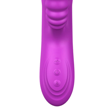 ARMONY - VIBRATEUR MULTIFONCTION ANGELIA AVEC LANGUE STIMULANTE EFFET CHALEUR VIOLET - 7eme ciel