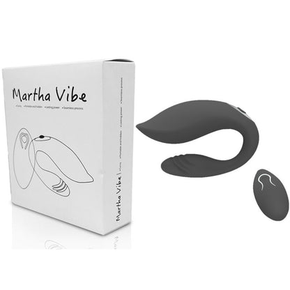 ARMONY - VIBRATEUR MARTHA POUR COUPLES TÉLÉCOMMANDE NOIR - 7eme ciel