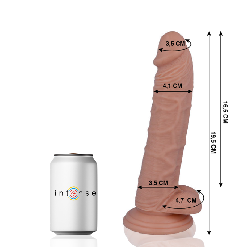 MR INTENSE - 15 PÉNIS RÉALISTE 19.5 CM -O- 4.1 CM - 7eme ciel