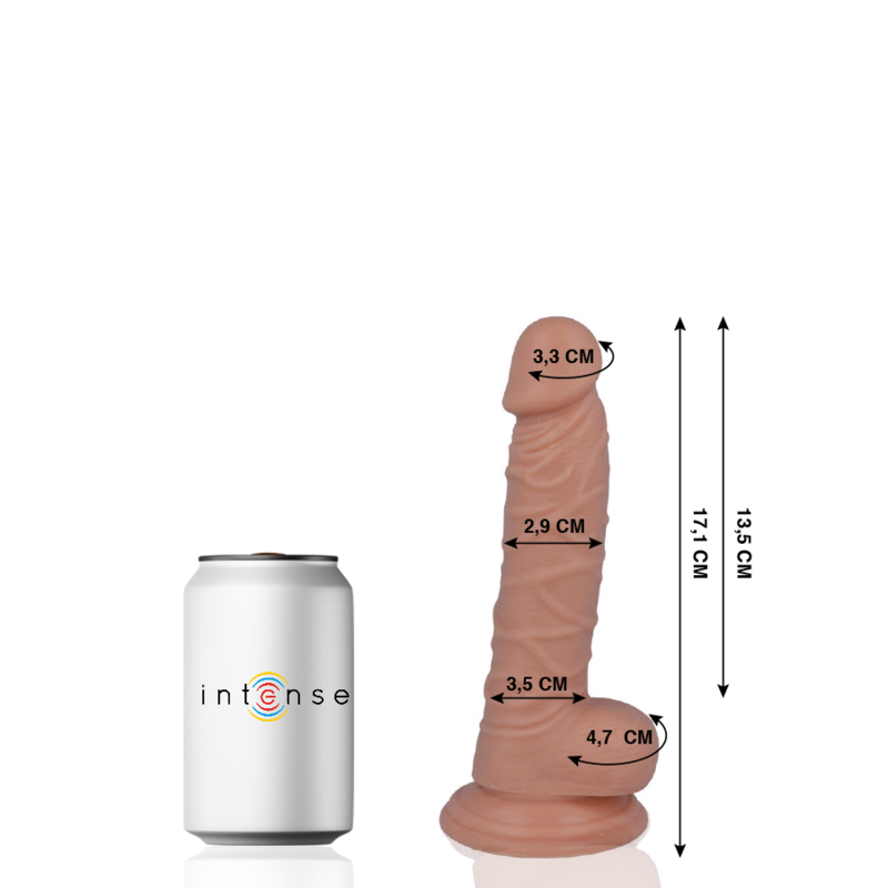 MR INTENSE - 7 PÉNIS RÉALISTE 17.1 CM -O- 2.9 CM - 7eme ciel