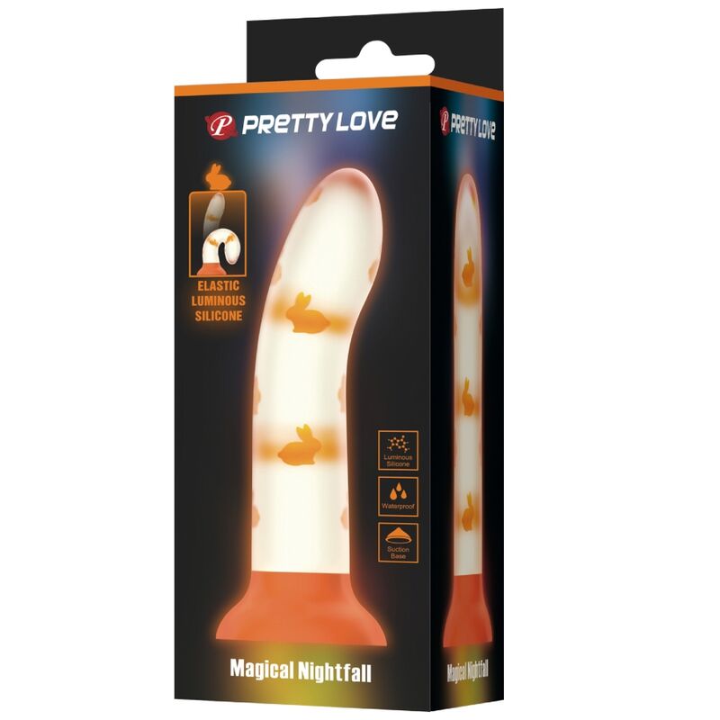 PRETTY LOVE - GODE MAGIQUE NIGHTFALL SANS VIBRATION ORANGE LUMINEUX - 7eme ciel