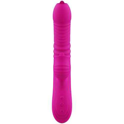 ARMONY - VIBRATEUR MULTIFONCTION DOUBLE LANGUE FANNY EFFET CHALEUR FUCHSIA - 7eme ciel