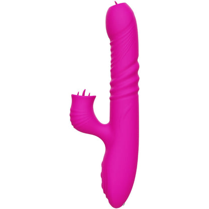 ARMONY - VIBRATEUR MULTIFONCTION DOUBLE LANGUE FANNY EFFET CHALEUR FUCHSIA - 7eme ciel