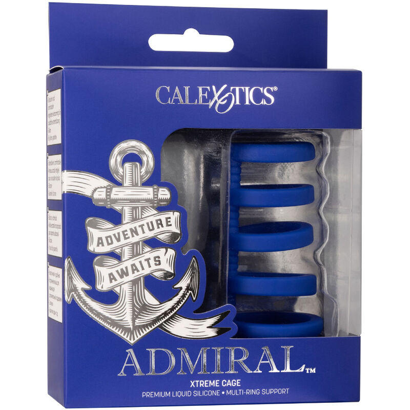 CALEXOTICS - ADMIRAL XTREME CAGE BLEU - 7eme ciel