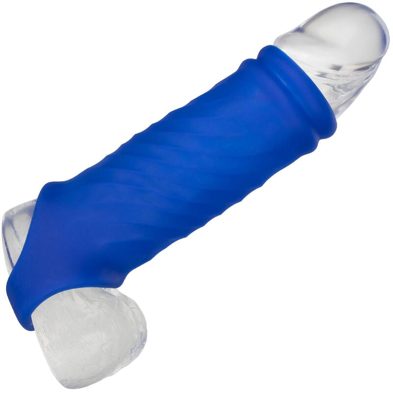 CALEXOTICS - ADMIRAL COUVERCLE DE PÉNIS WAVE SILICONE LIQUIDE BLEU - 7eme ciel