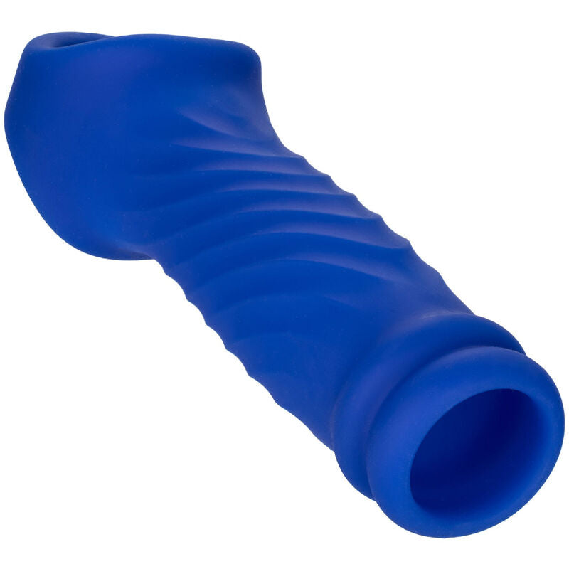 CALEXOTICS - ADMIRAL COUVERCLE DE PÉNIS WAVE SILICONE LIQUIDE BLEU - 7eme ciel