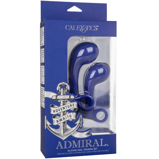 CALEXOTICS - ADMIRAL SET 2 PLUG ANAL BLEU - 7eme ciel