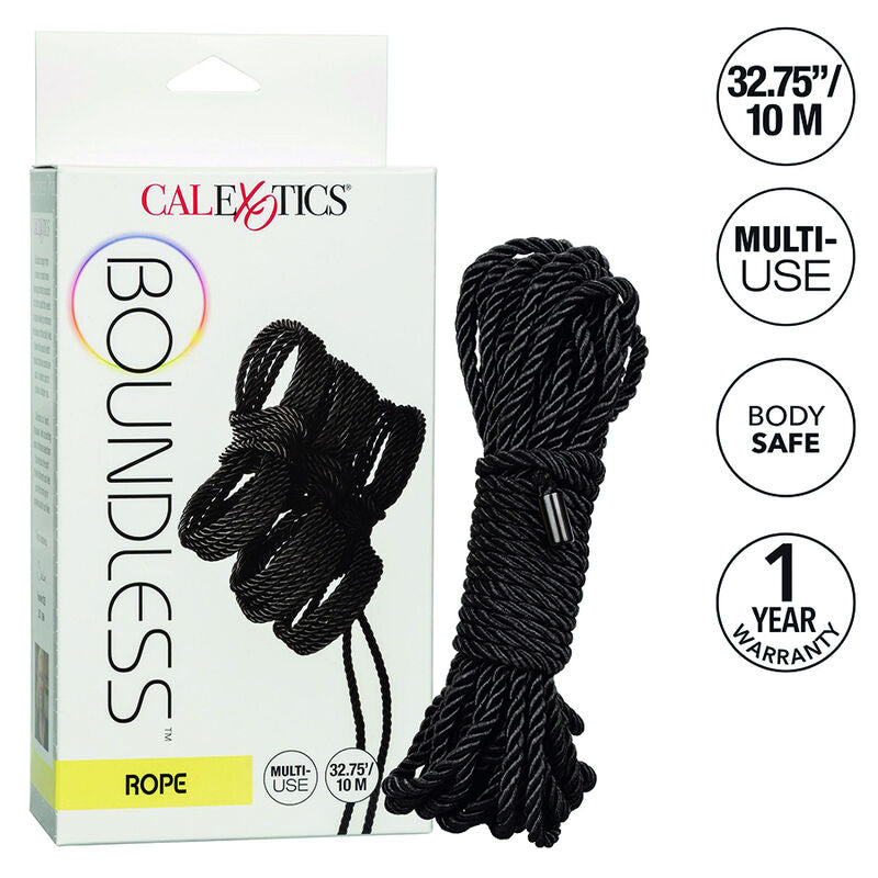 CALEXOTICS - BOUNDLESS CORDE 10M NOIRE - 7eme ciel