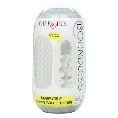 CALEXOTICS - BOUNDLESS RÉVERSIBLE SQUISHY BALL STROKE JAUNE - 7eme ciel