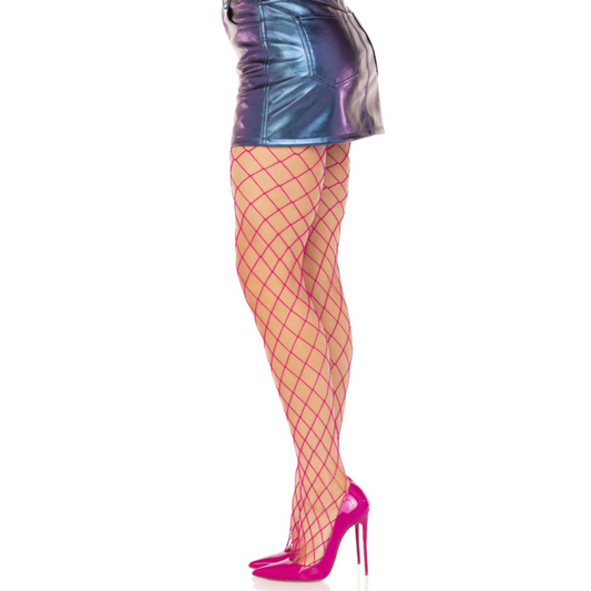 LEG AVENUE - COLLANTS RÉSILLE DIAMANT ROSE - 7eme ciel