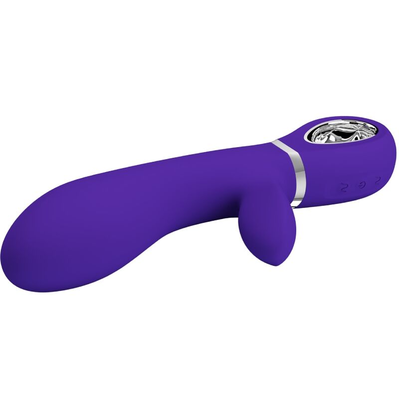 PRETTY LOVE - VIBRATEUR MULTIFONCTION G-SPOT THOMAS VIOLET - 7eme ciel