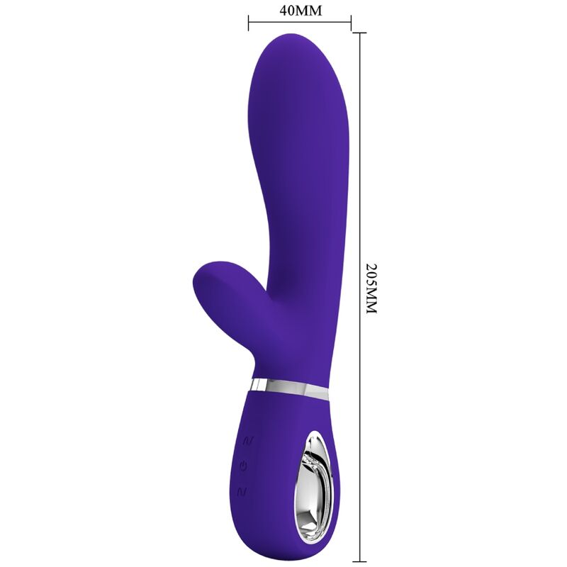 PRETTY LOVE - VIBRATEUR MULTIFONCTION G-SPOT THOMAS VIOLET - 7eme ciel