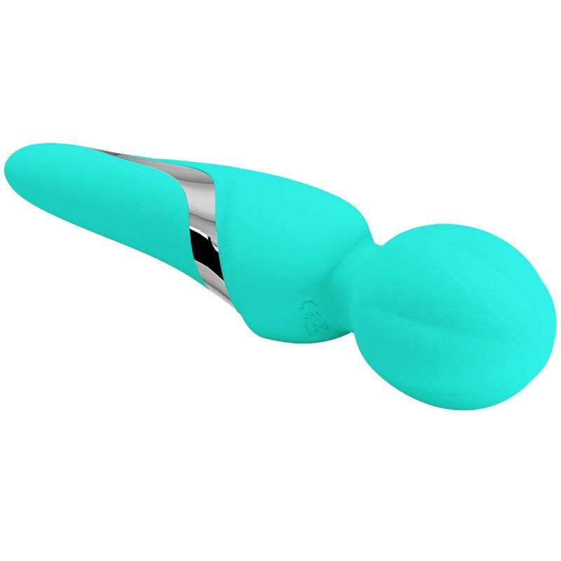 PRETTY LOVE - WALTER VIBRATEUR WAND AQUA VERT - 7eme ciel