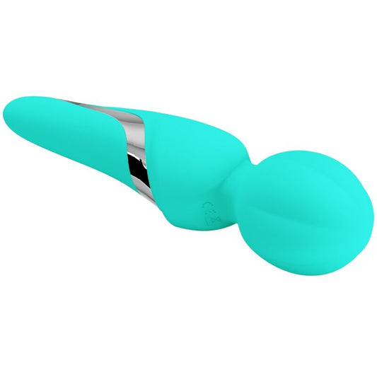 PRETTY LOVE - WALTER VIBRATEUR WAND AQUA VERT - 7eme ciel