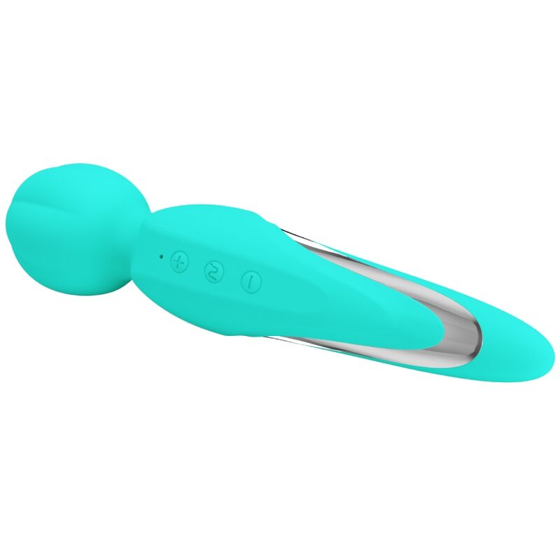 PRETTY LOVE - WALTER VIBRATEUR WAND AQUA VERT - 7eme ciel