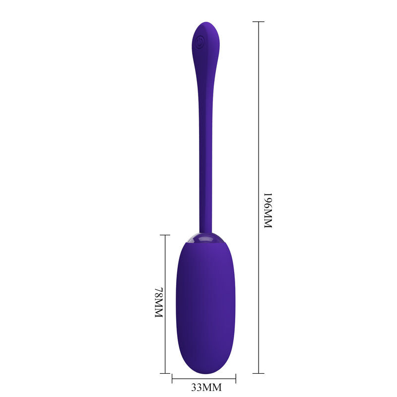 PRETTY LOVE - OEUF VIBRANT JULIUS IMPERMÉABLE-RECHARGEABLE VIOLET - 7eme ciel