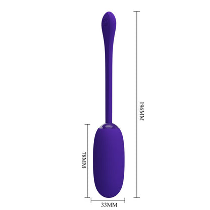 PRETTY LOVE - OEUF VIBRANT JULIUS IMPERMÉABLE-RECHARGEABLE VIOLET - 7eme ciel