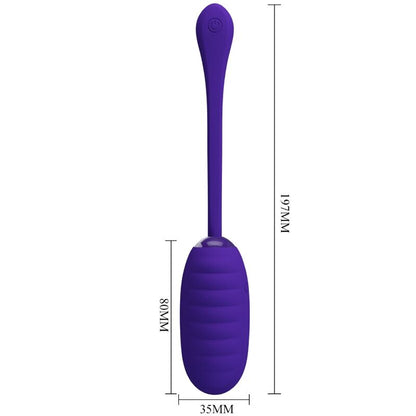 PRETTY LOVE - OEUF VIBRANT RECHARGEABLE KIRK VIOLET - 7eme ciel