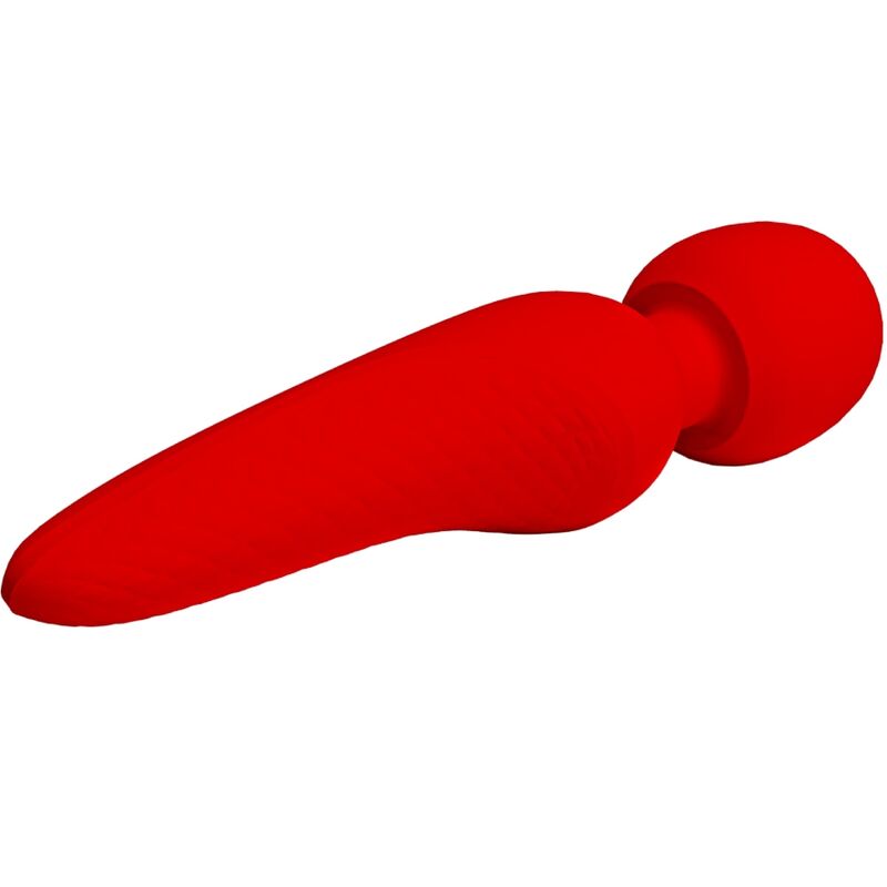PRETTY LOVE - MASSEUR MEREDITH 12 MODES DE VIBRATION ROUGE - 7eme ciel