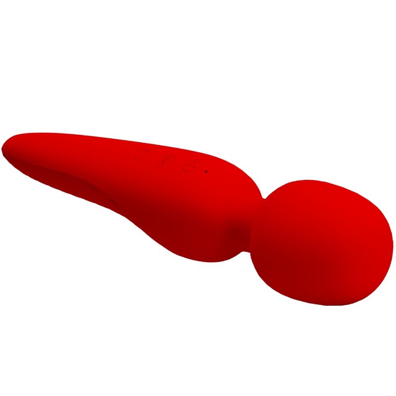 PRETTY LOVE - MASSEUR MEREDITH 12 MODES DE VIBRATION ROUGE - 7eme ciel