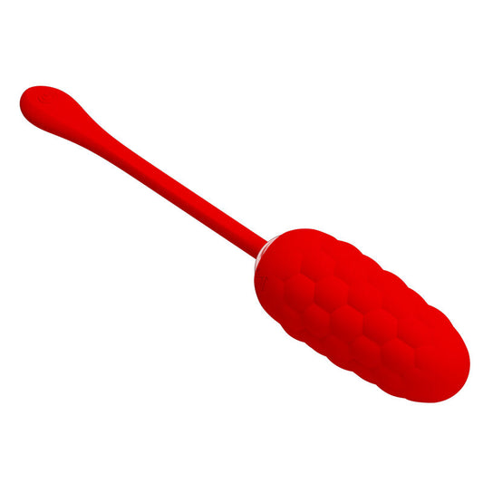 PRETTY LOVE - OEUF VIBRANT  TEXTURE MARINE RECHARGEABLE ROUGE - 7eme ciel