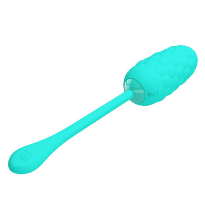 PRETTY LOVE - OEUF VIBRANT  TEXTURE MARINE RECHARGEABLE AQUA GREEN - 7eme ciel