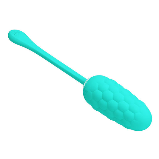 PRETTY LOVE - OEUF VIBRANT  TEXTURE MARINE RECHARGEABLE AQUA GREEN - 7eme ciel