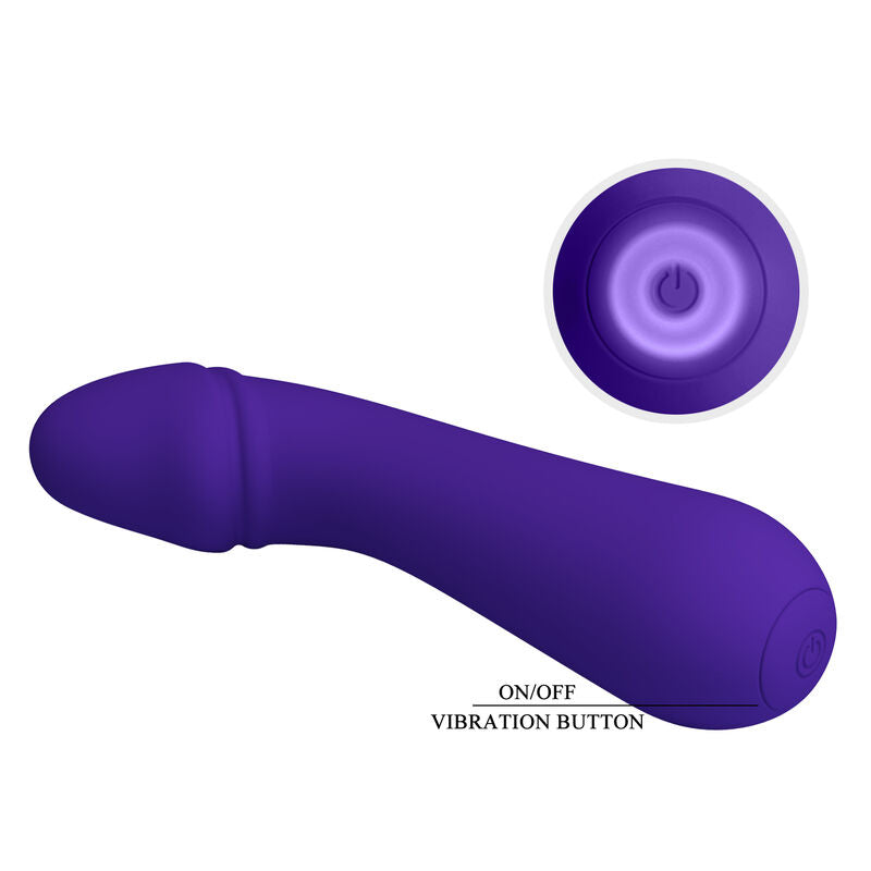 PRETTY LOVE - VIBRATEUR RECHARGEABLE CETUS VIOLET - 7eme ciel