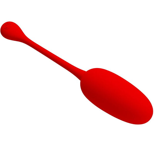 PRETTY LOVE - OEUF VIBRANT RECHARGEABLE KNUCKER ROUGE - 7eme ciel
