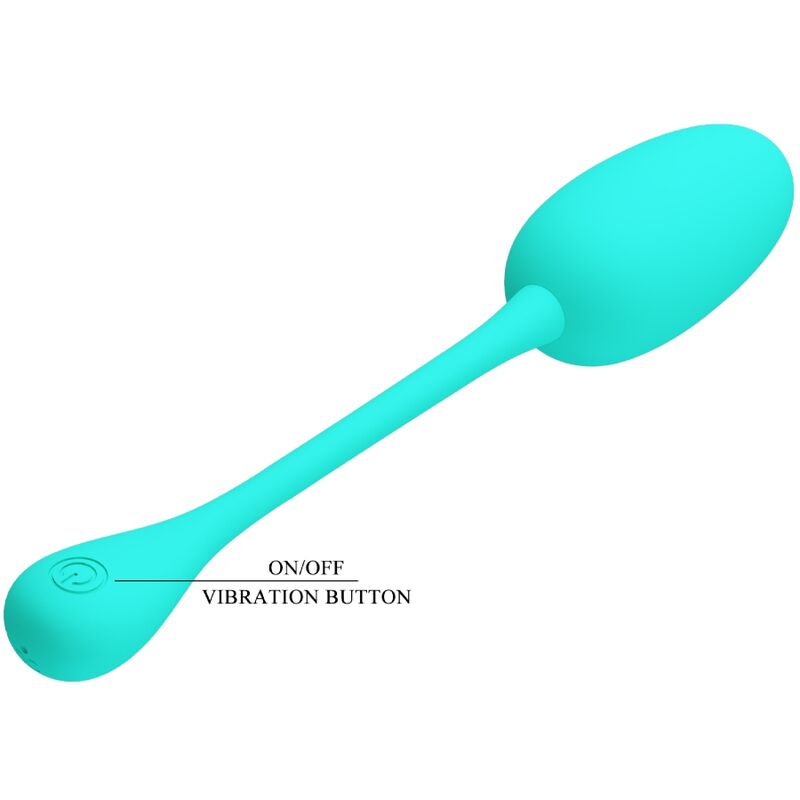 PRETTY LOVE - OEUF VIBRANT RECHARGEABLE KNUCKER VERT DEAU - 7eme ciel