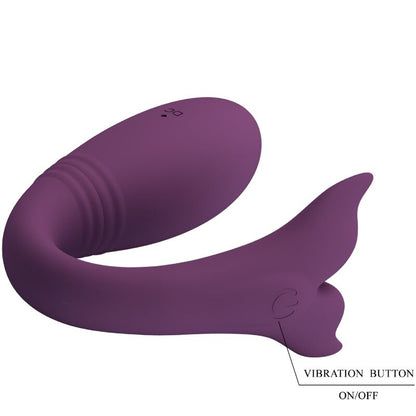 PRETTY LOVE - TÉLÉCOMMANDE JAYLEEN VIBRATOR APP VIOLET - 7eme ciel