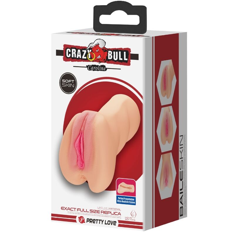 CRAZY BULL - MASTUBADOR EN FORME DE VAGIN DE CAROLINE - 7eme ciel