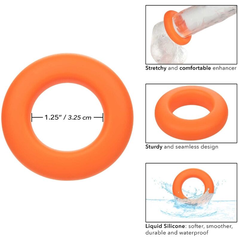 CALEXOTICS - ALPHA PROLONG GRANDE BAGUE ORANGE - 7eme ciel