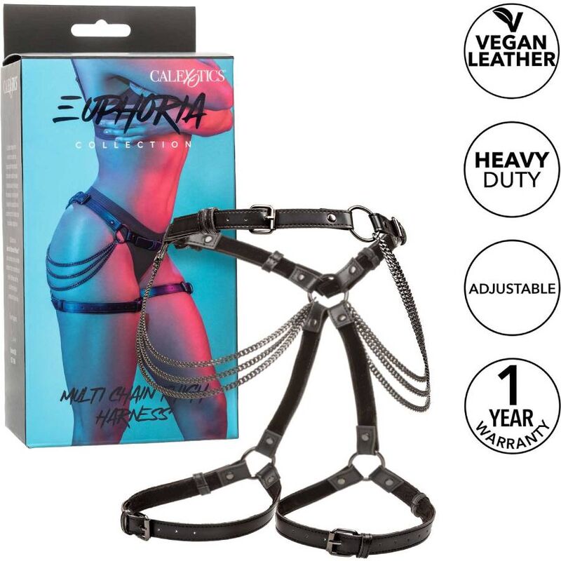 CALEXOTICS - EUPHORIA HARNAIS DE CUISSES MULTI CHAÎNES - 7eme ciel