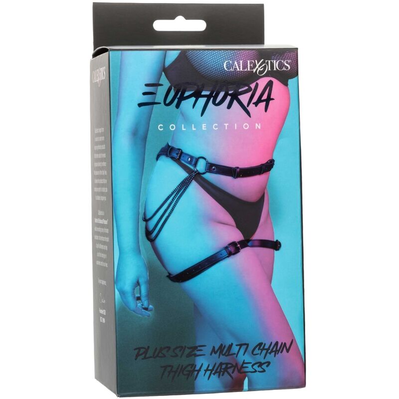 CALEXOTICS - EUPHORIA HARNAIS DE CUISSES MULTI CHAÎNES TAILLE PLUS - 7eme ciel