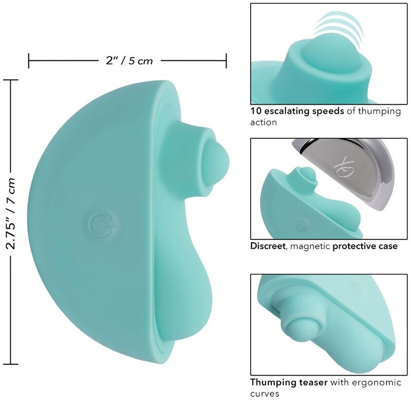 CALEXOTICS - OVATION STIMULATEUR ACCLAIM AQUA GREEN - 7eme ciel