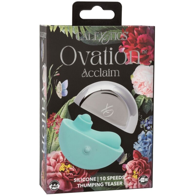 CALEXOTICS - OVATION STIMULATEUR ACCLAIM AQUA GREEN - 7eme ciel
